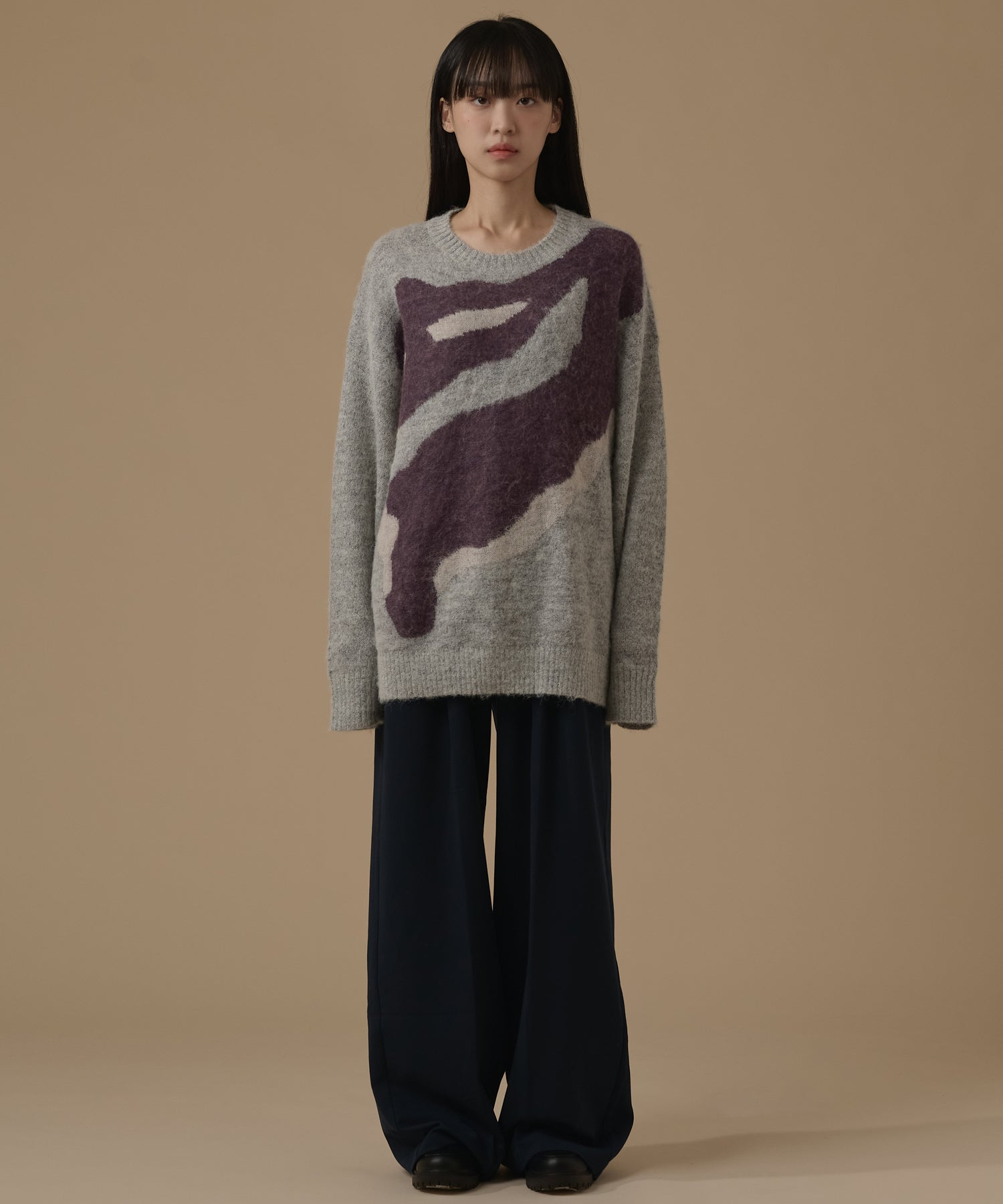 MOHAIR MARBLE KNIT