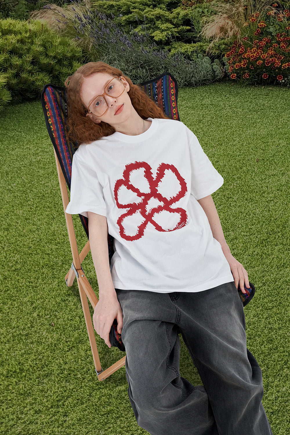 FLOWER LOGO T SHIRT