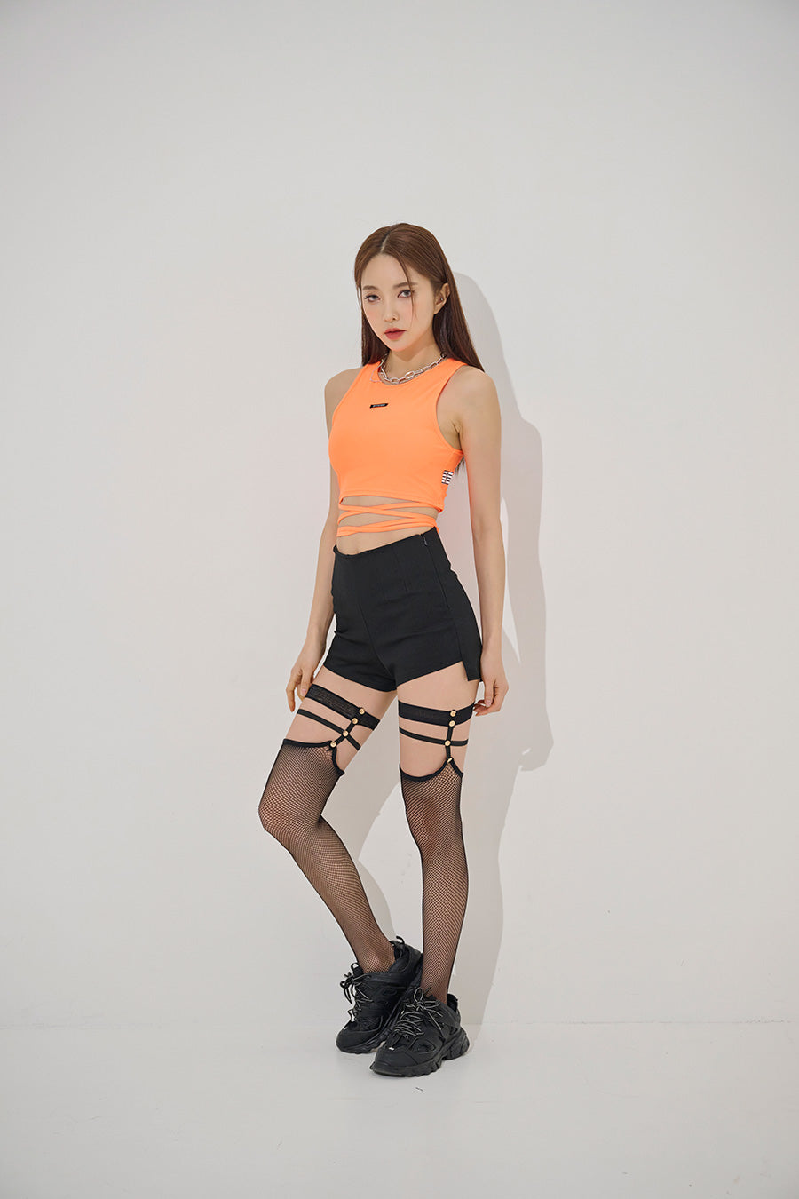 string crop sleeveless(9218)