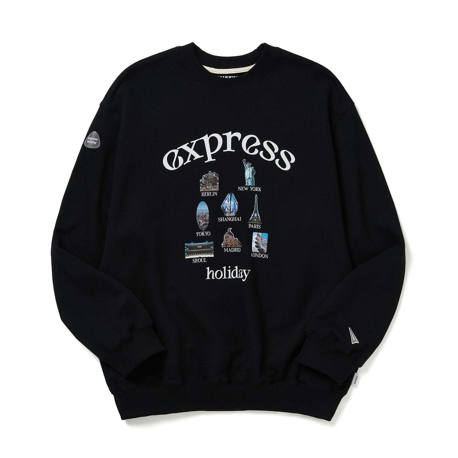 Express Holiday Global Citizen Sweatshirt_Black