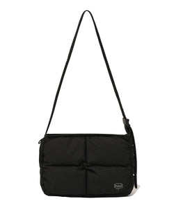 SMALL SQUARE PADDING BAG  BLACK