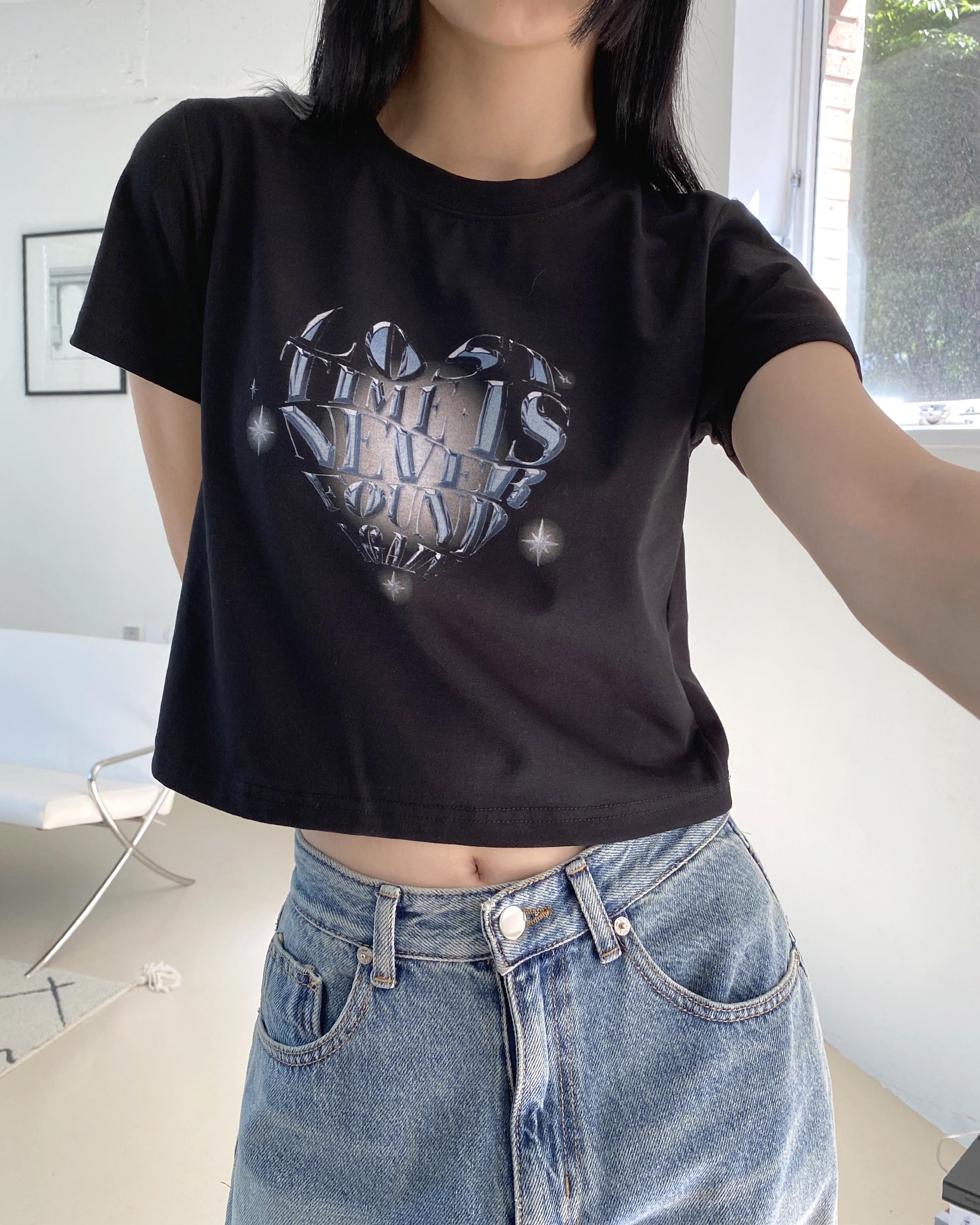 [MADE] Never Twinkle Heart Wave Short Sleeve T-shirt