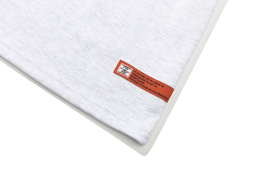 DAVID ANGEL LOGO SLEEVE_LIGHT GREY