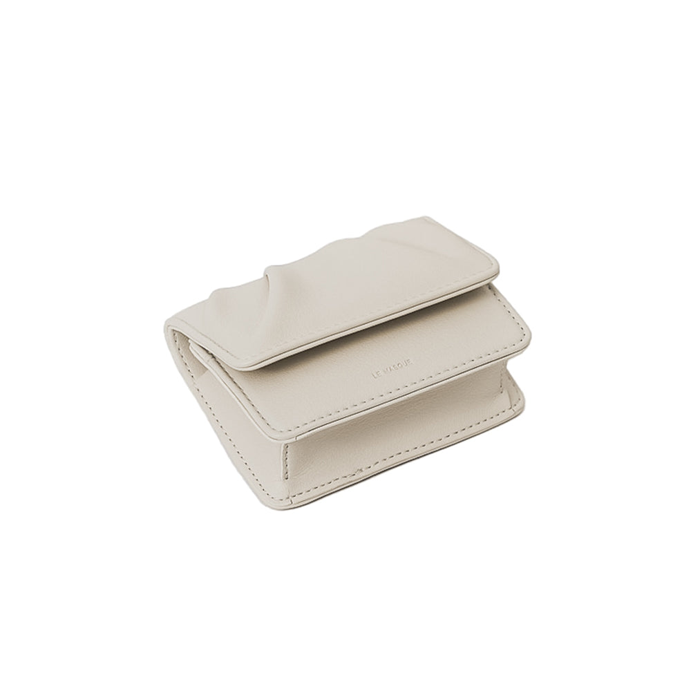 DOUGH Micro Bag & Airpods Card Wallets cream white