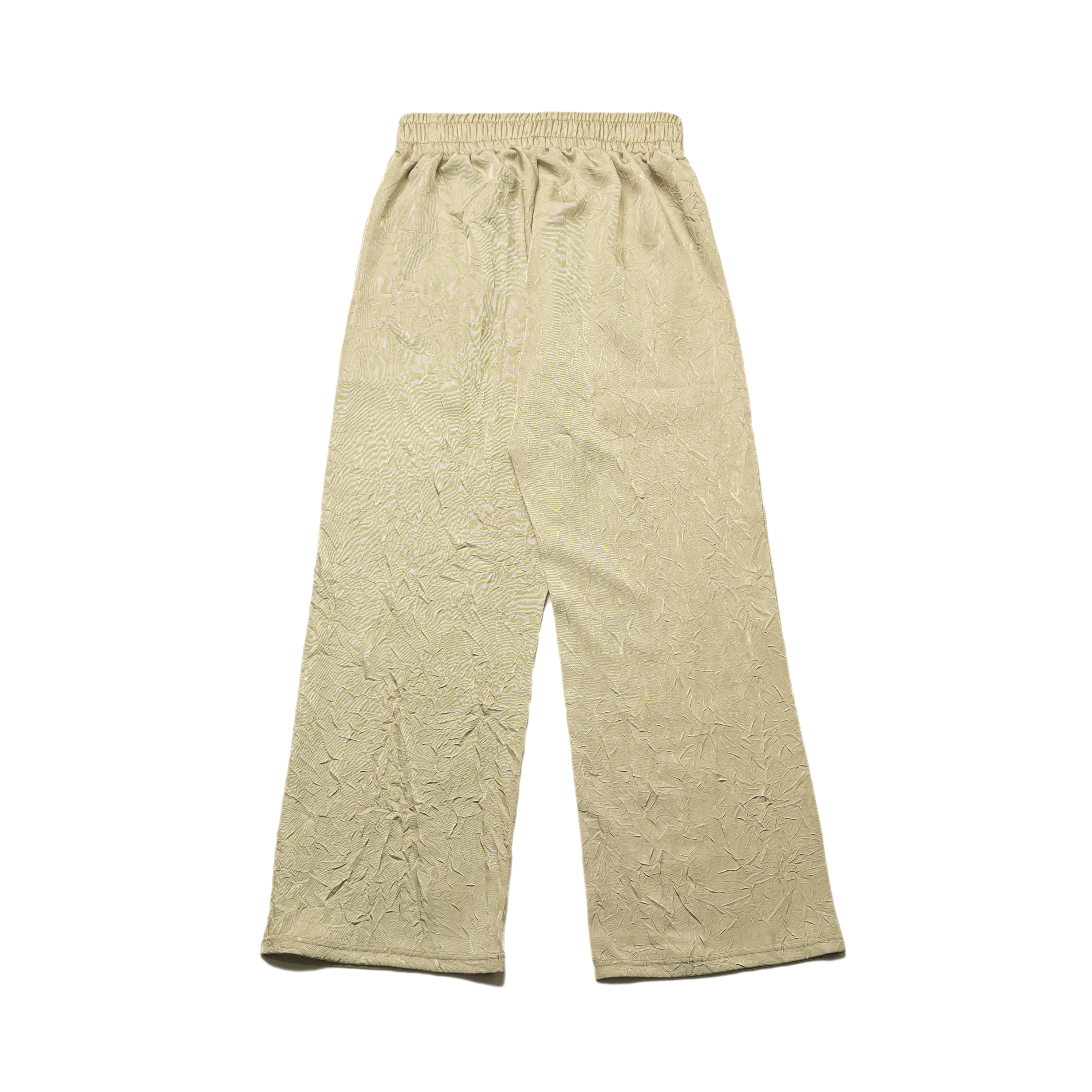 WRINKLE BOOT CUT PANTS(LIME)