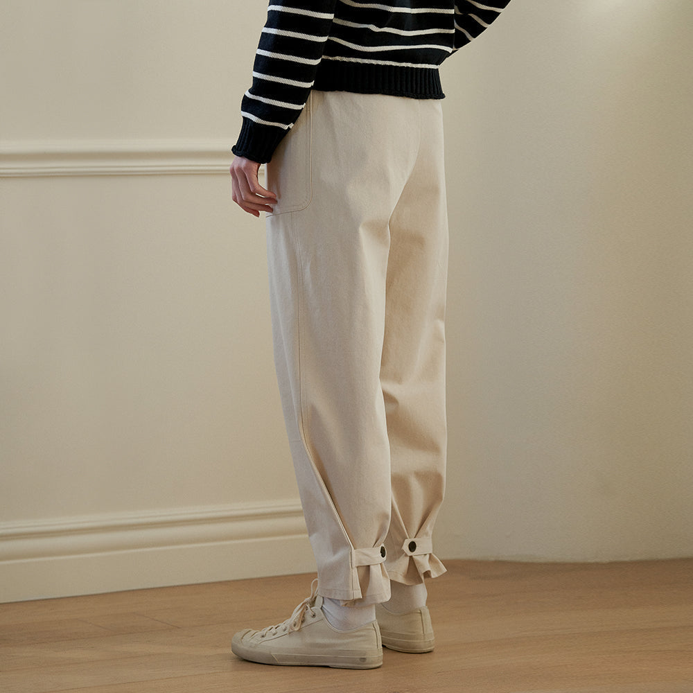 Cotton strap pants v2