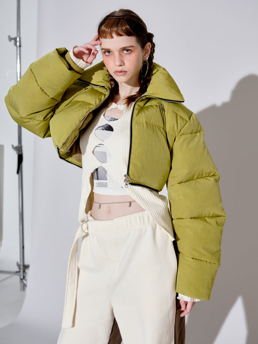 DUCK DOWN CROPPED JACKET