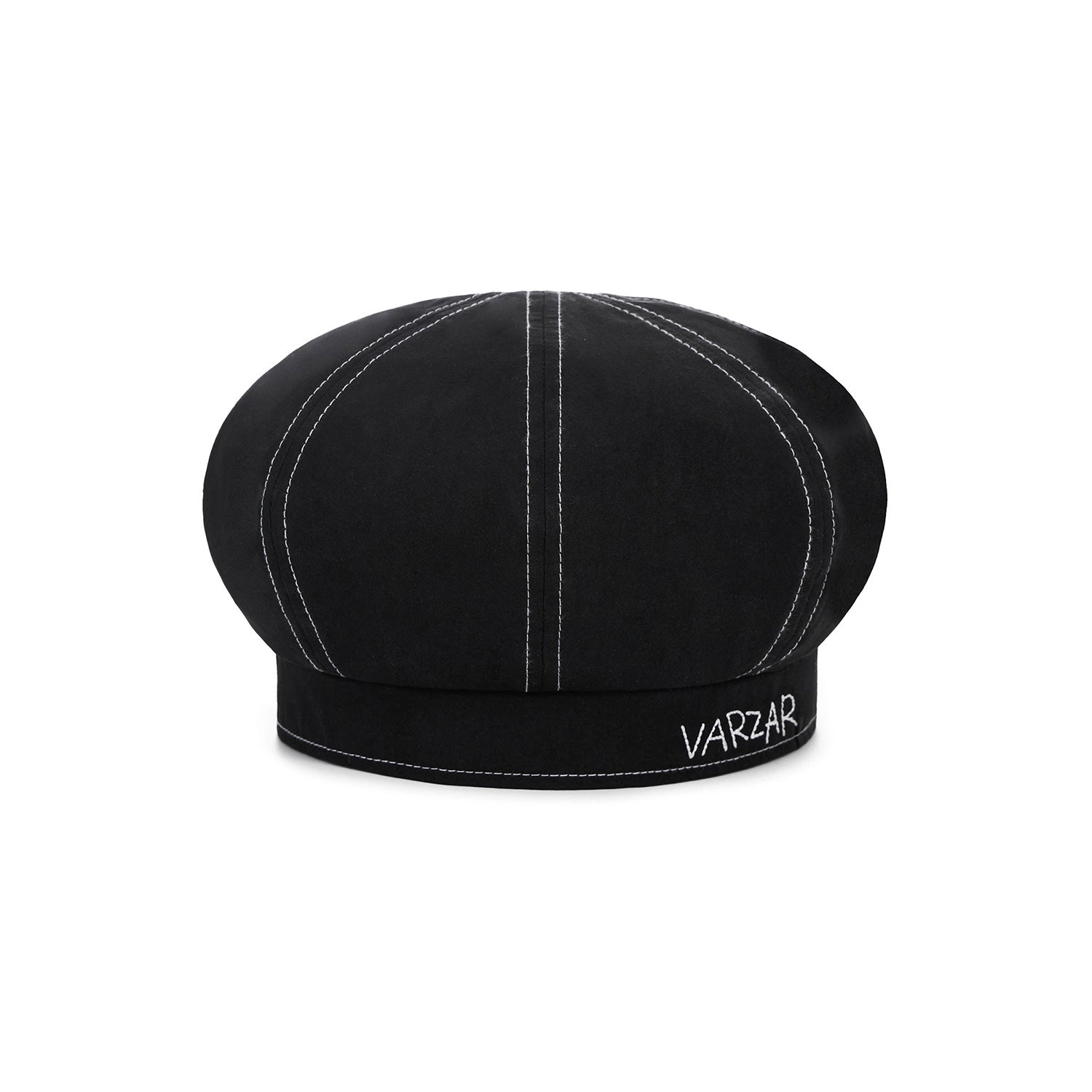 Scribble Point Beret Black