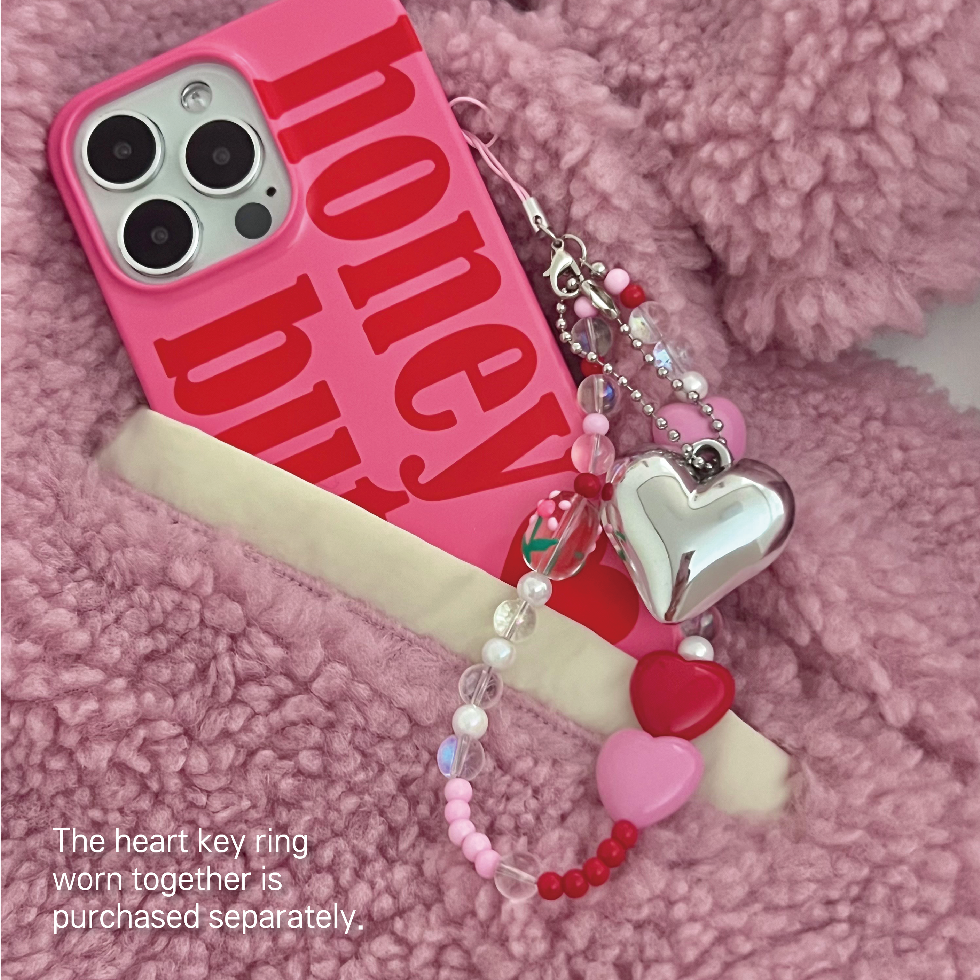 Love mix biz phone strap keyring