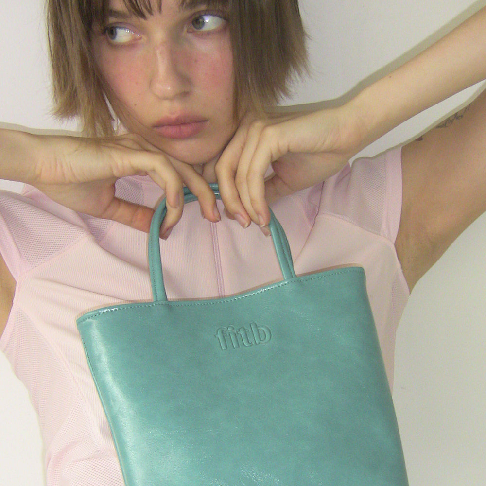  サンデートートバッグ / Sunday Tote Bag (turquoise)