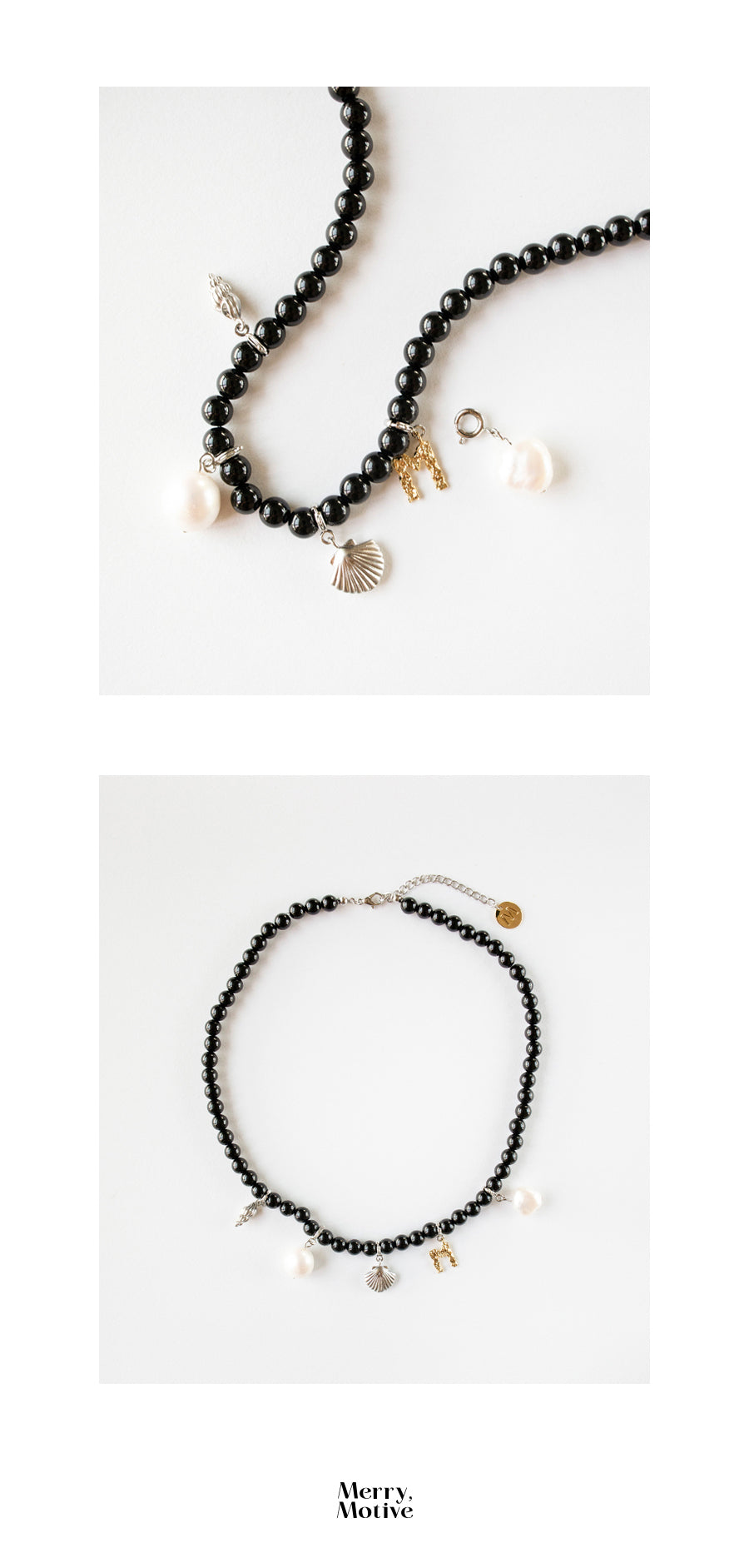 Groovy summer necklace (Black)