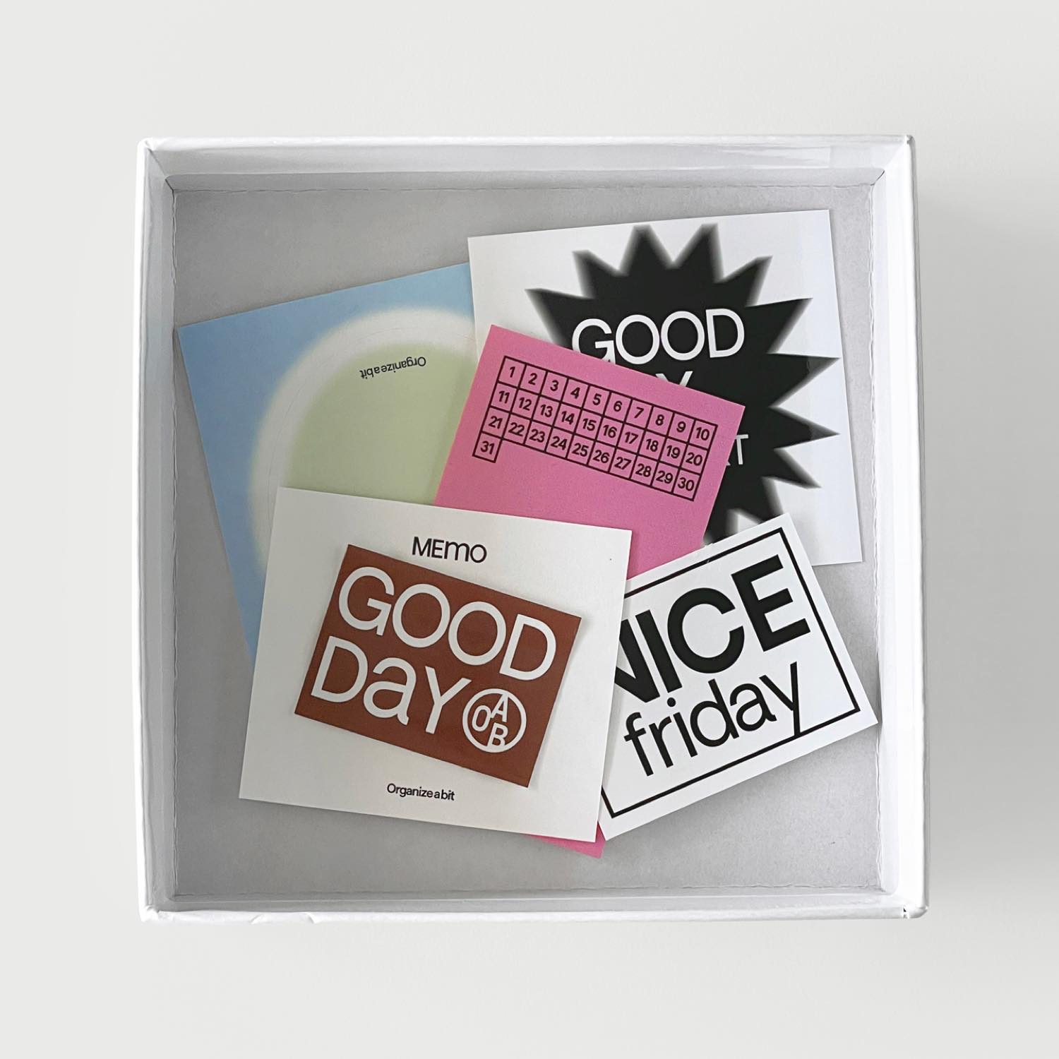 oab goodday pack / scrap sticker set