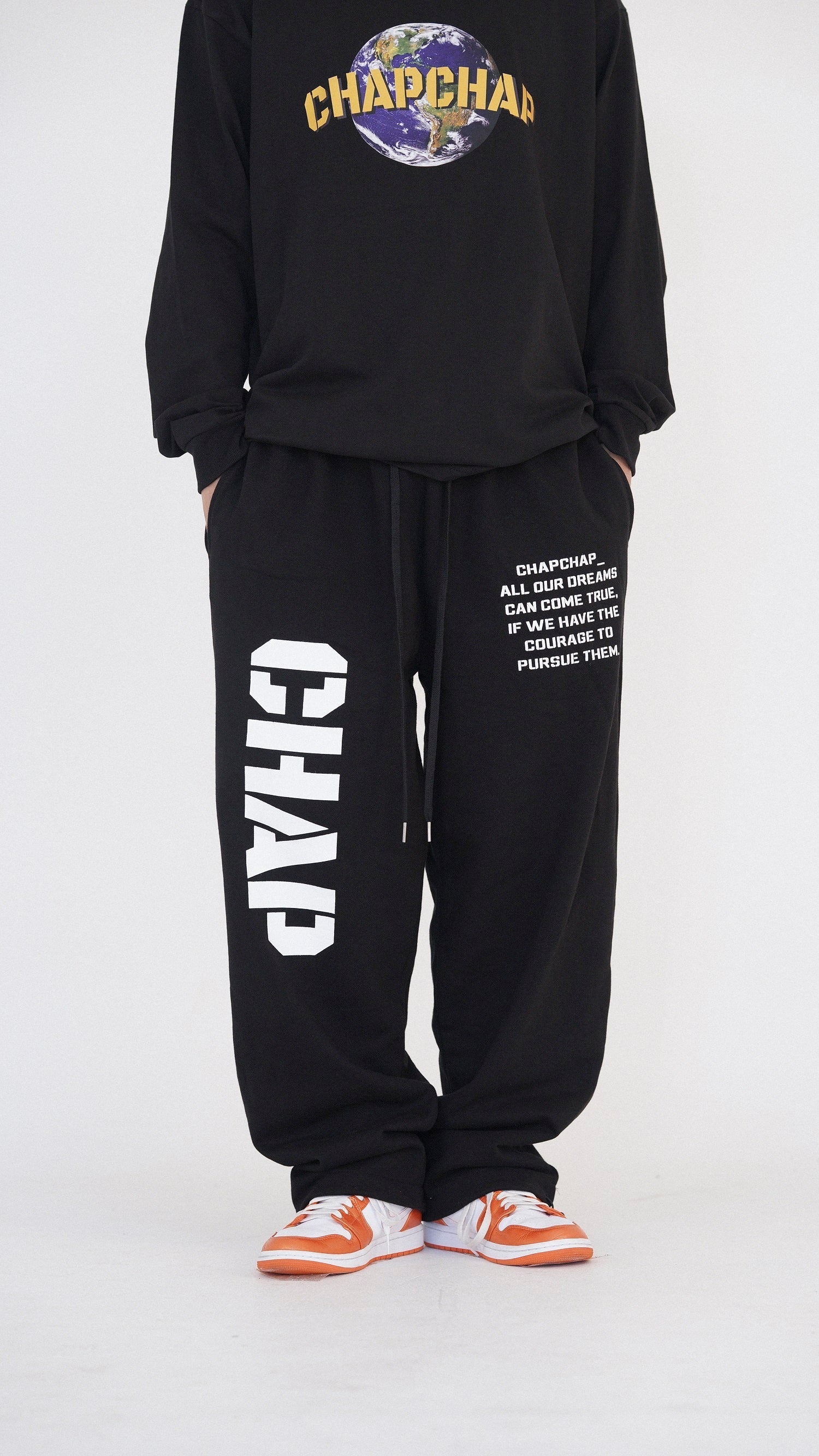 Army Chap Sweat Pants (Black)