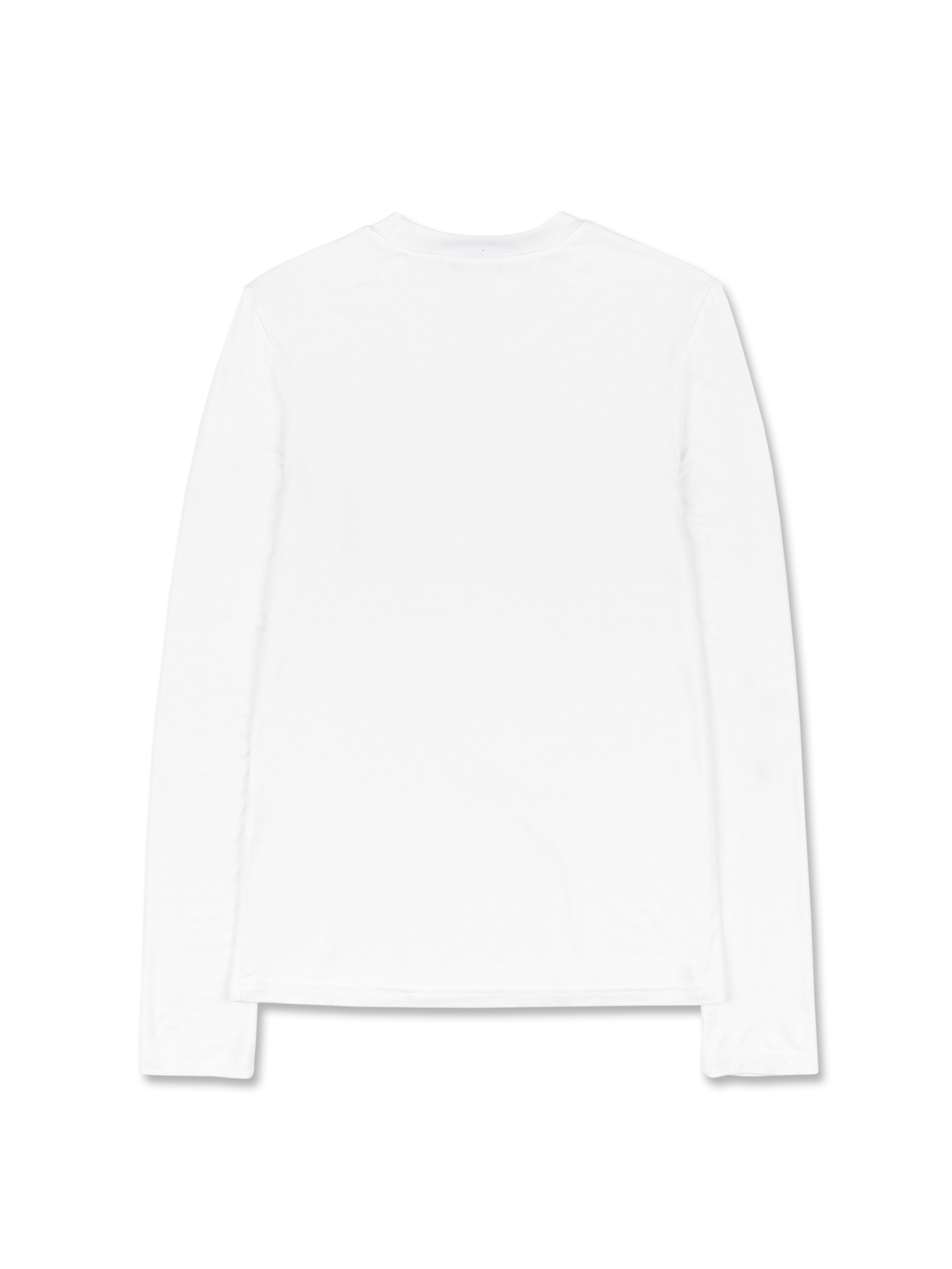 [BREEZE] Slim Long Sleeve T-Shirts_WHITE (CTD1)