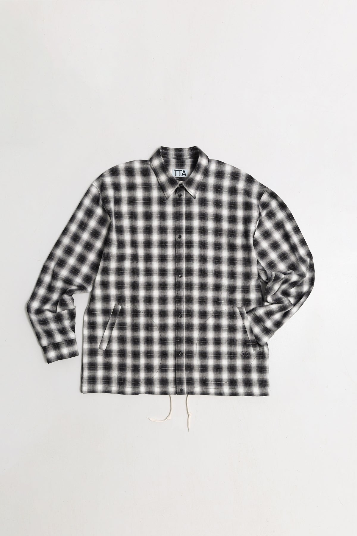 OMBRE POCKET SHIRKET(SHIRTS JACKET)-MARS BLACK