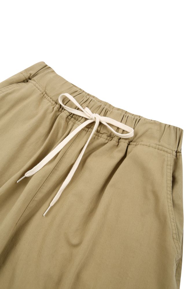 Beige balloon cargo pants