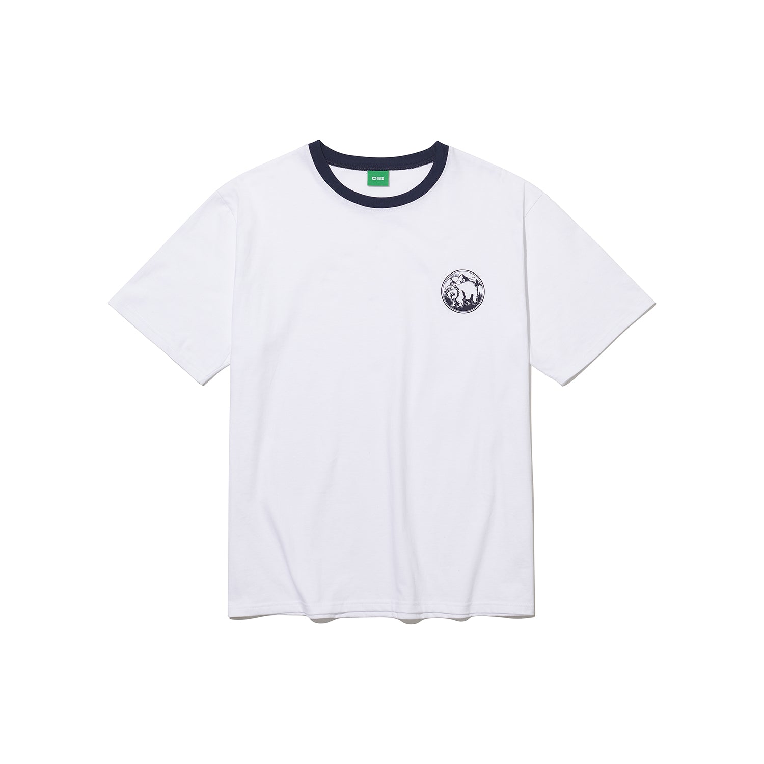 22SS GRAPHIC RINGER T-SHIRT WHITE