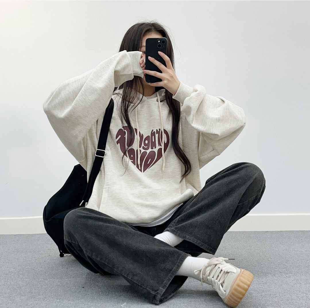 Sweet heart hoodie