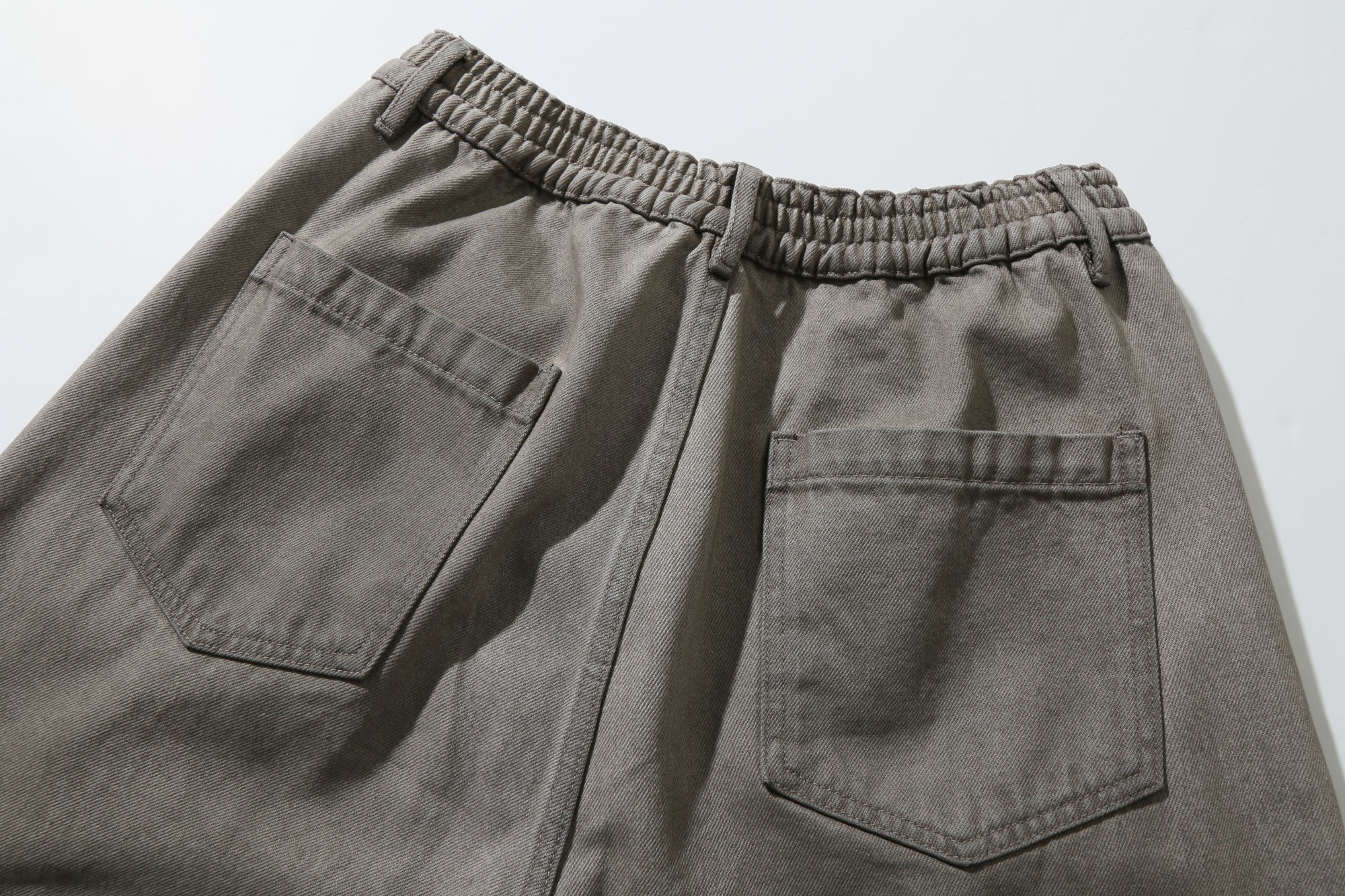 Oil Washed Denim Pants (Dirty Grey)