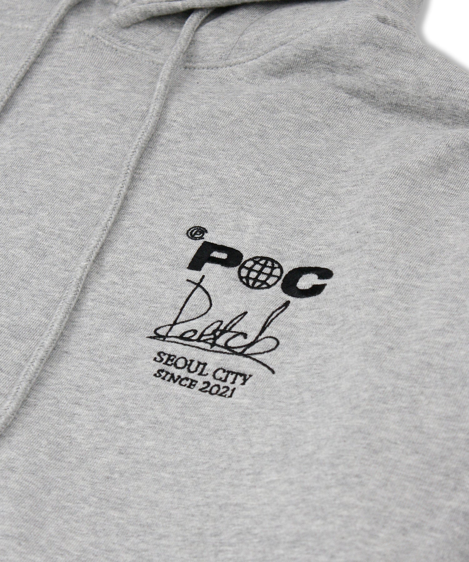 Sign_Logo Hooded Sweatshirt GREY