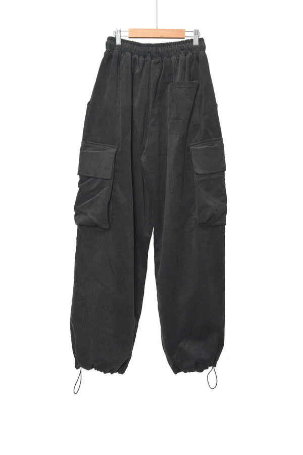 Golden Big Cargo Balloon Pants