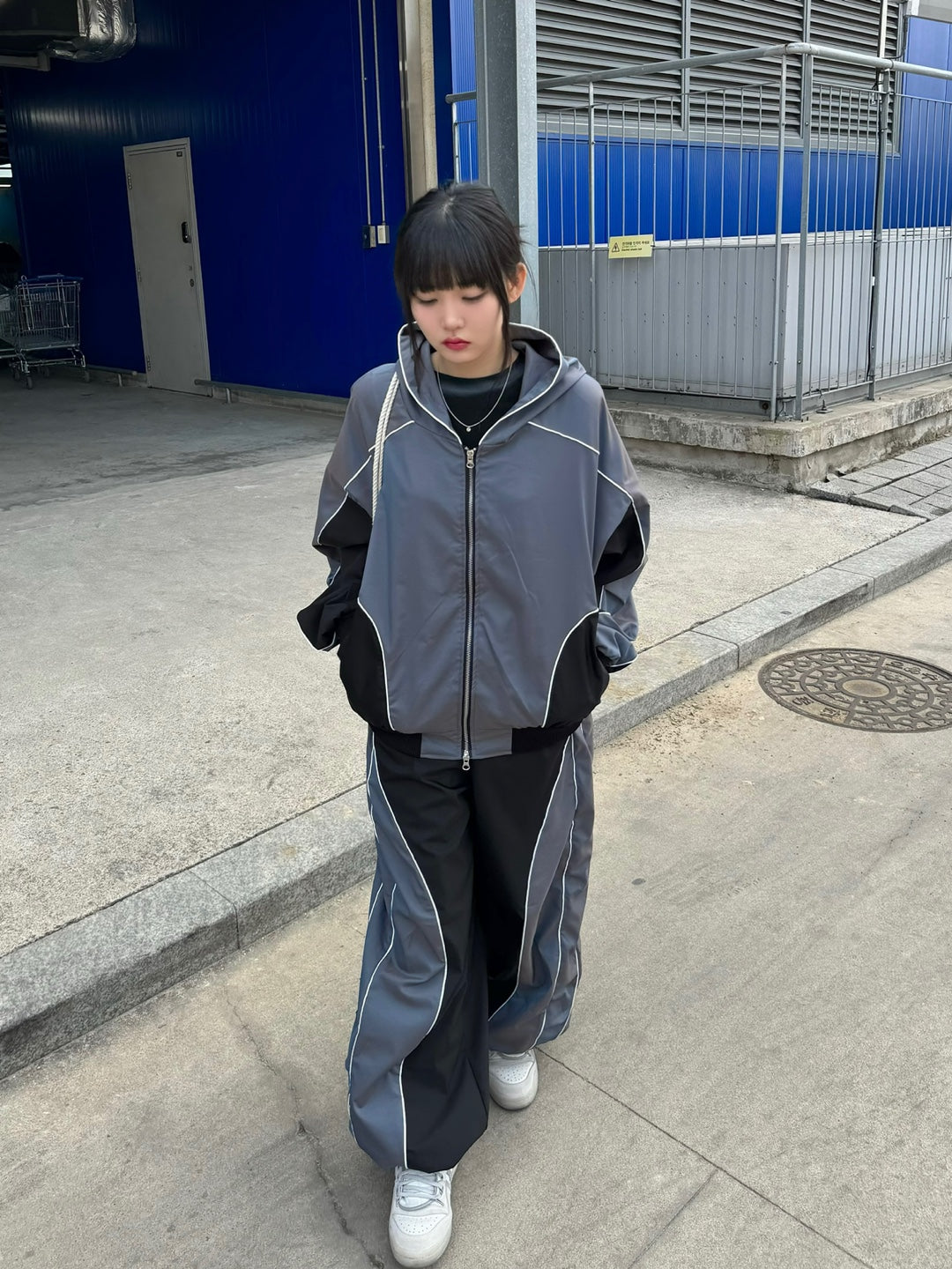 Aurora Piping Hooded Jacket