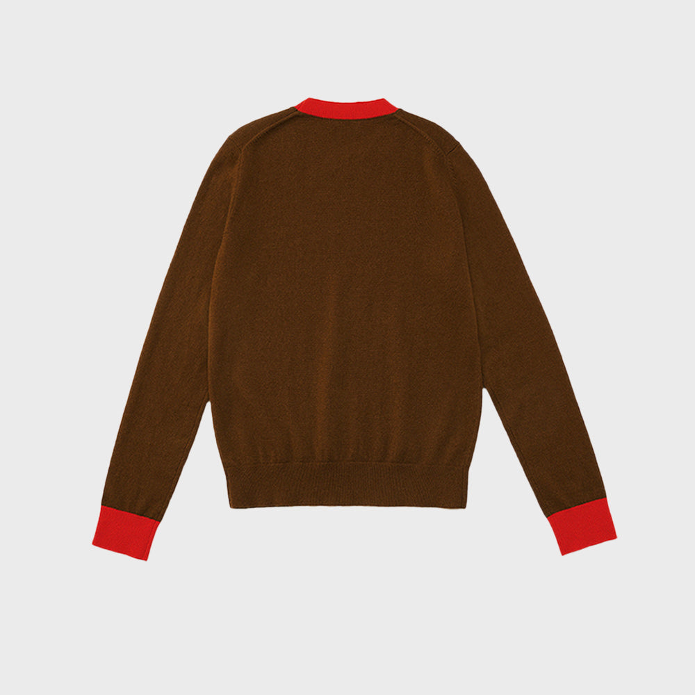 KONTRA PULLOVER_BROWN