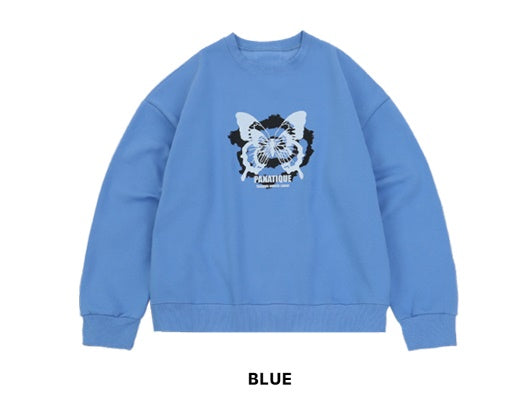 Overfit Butterfly Sweatshirt_3color