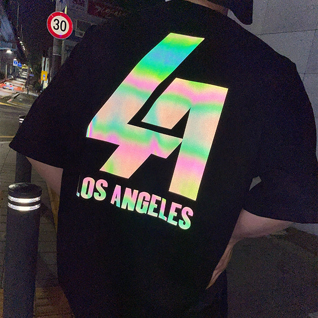 LA Hologram Short T-shirt(5color)