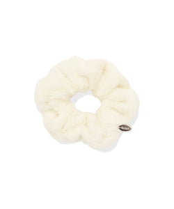 SOFT FUR SCRUNCH IVORY