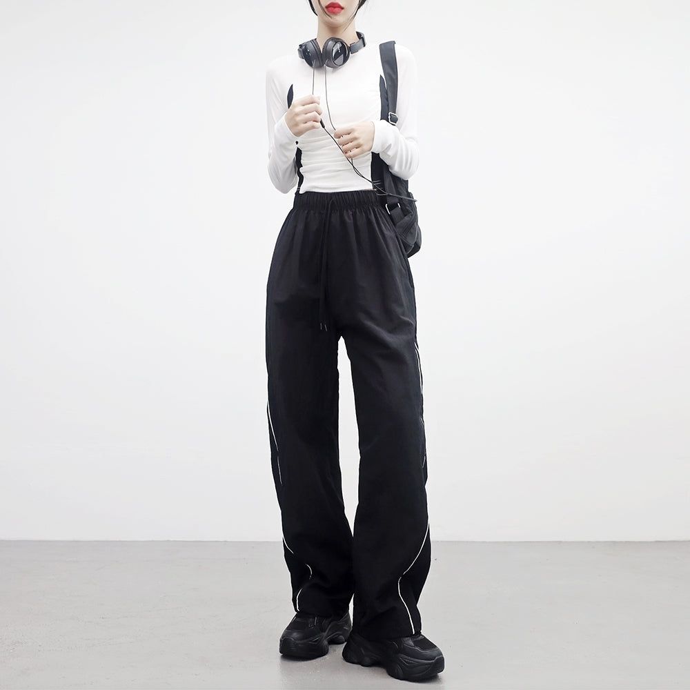 Remock line nylon pants