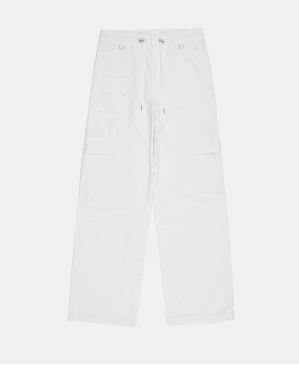 Ringo pocket wide cotton cargo pants