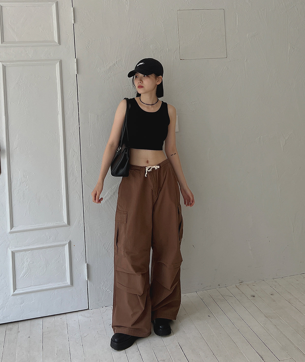 Boy Wide Cargo Pants (2color)