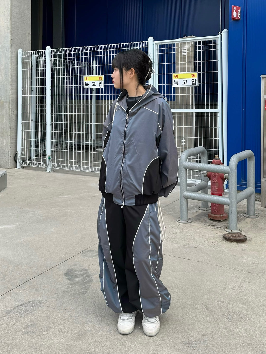 Aurora Piping Hooded Jacket