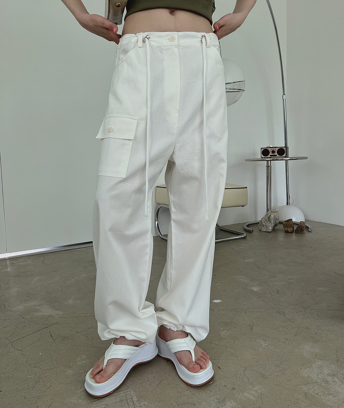 String Cargo Pants (2color)