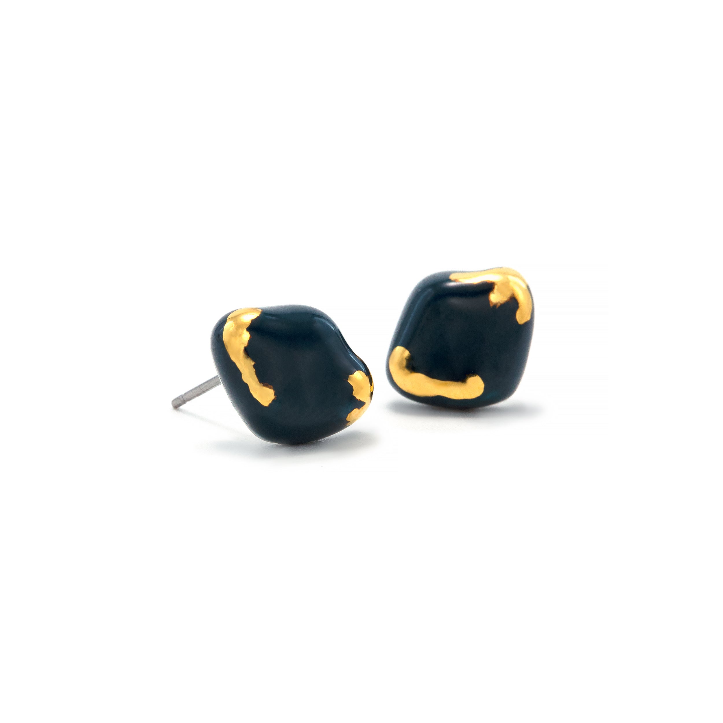 Holiday daily rhombus ceramic earring(CB)