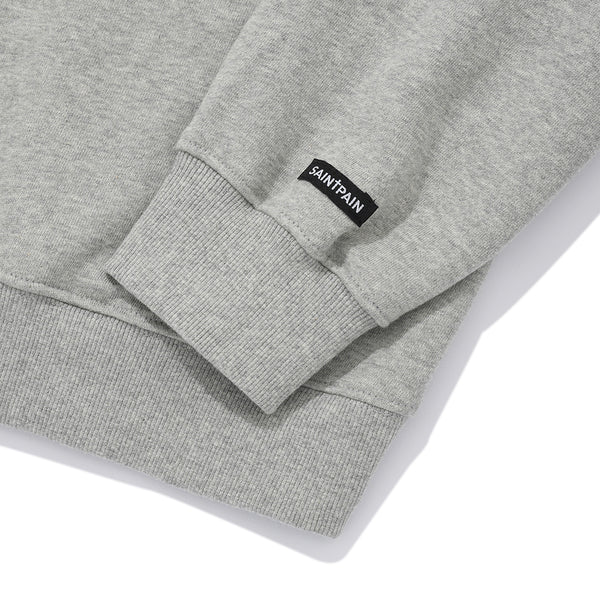 SP GRACEFUL CREW NECK-MELANGE GRAY