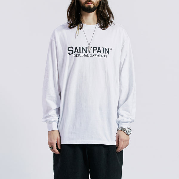 SP ORIGINAL LOGO LONG SLEEVE-WHITE