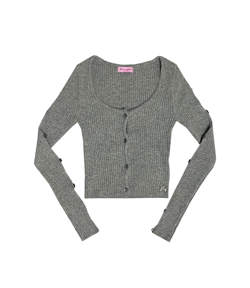PNF made Mov button knit top