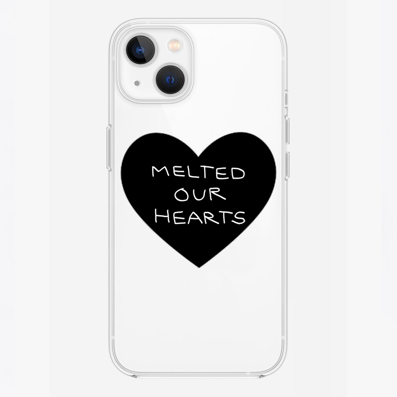 Melted Our Hearts Iphone Case (Black)