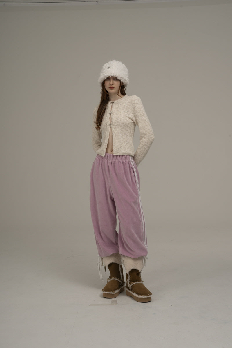 4 line pants (pink)