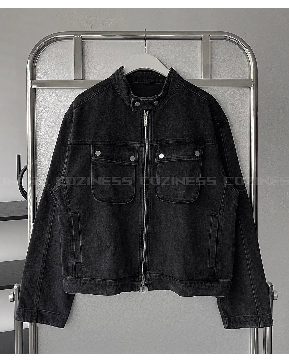 OA Cargo Biker Denim Jacket