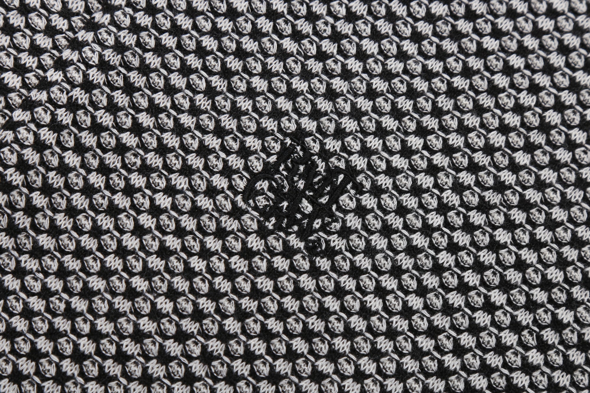 RECENT BUTTON KNIT POLO_BLACK