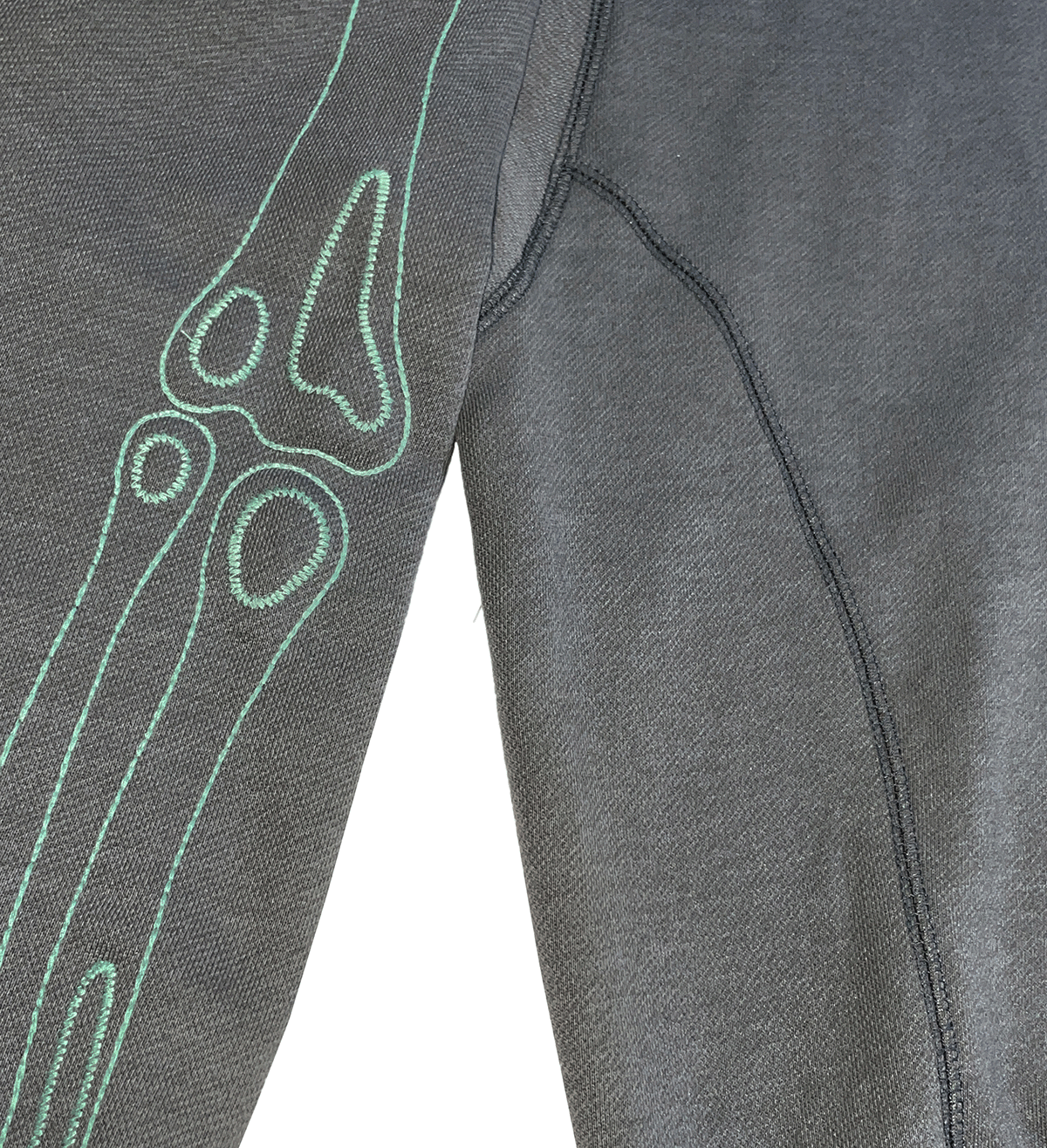 THE FOUNDATION zip-up hoodie(Khaki grey)