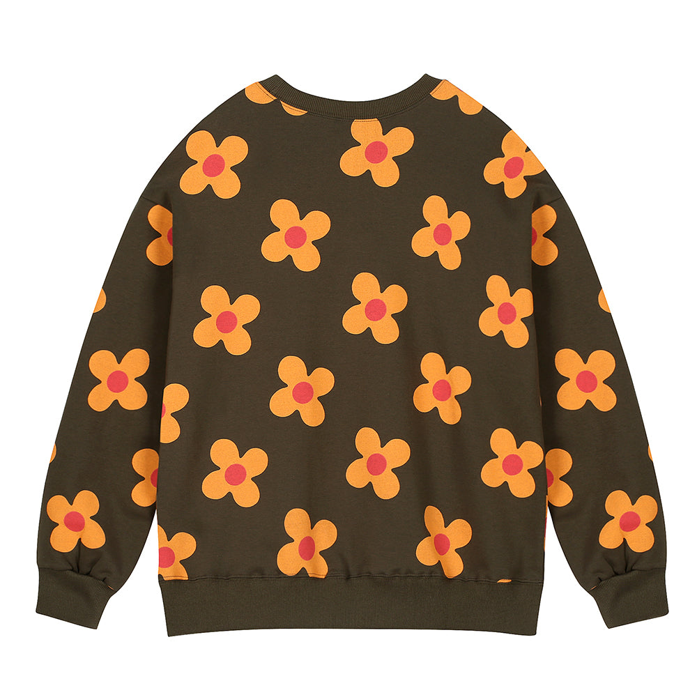 Flower pattern Sweat-shirt