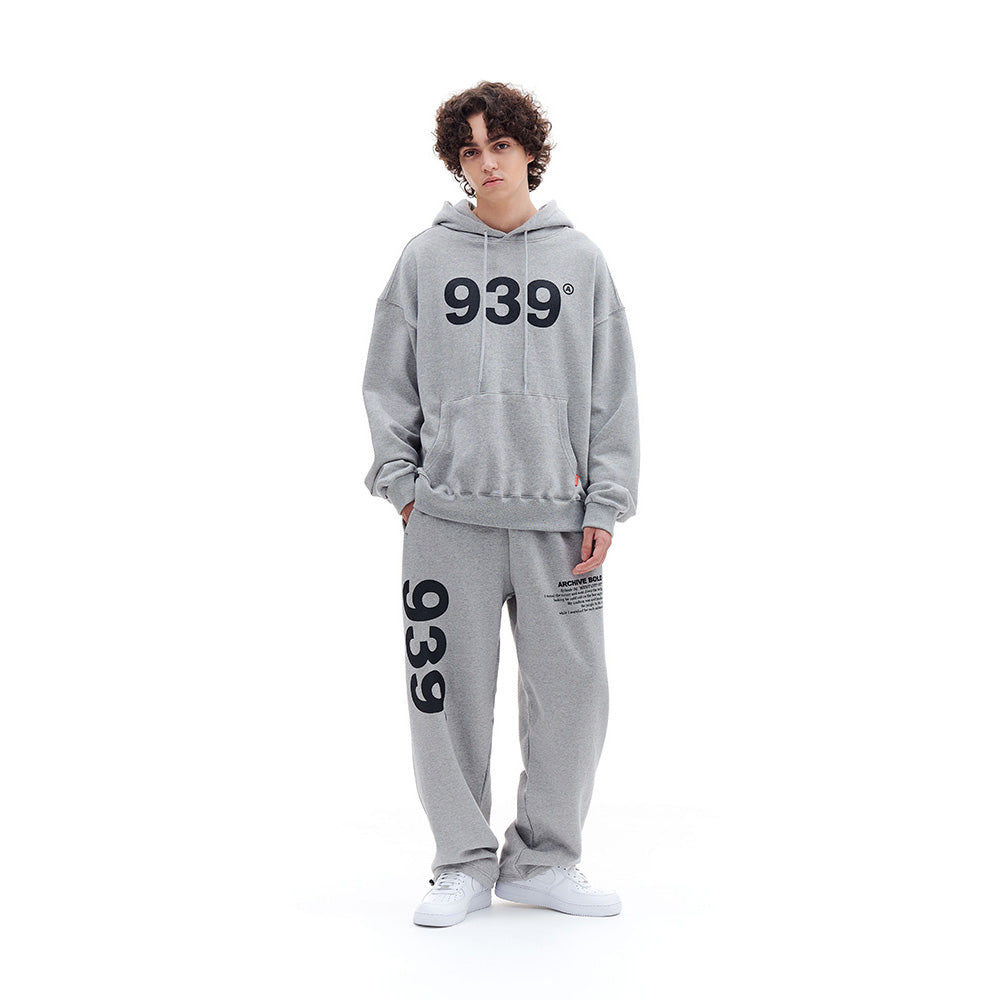 939 LOGO HOOD (GRAY)