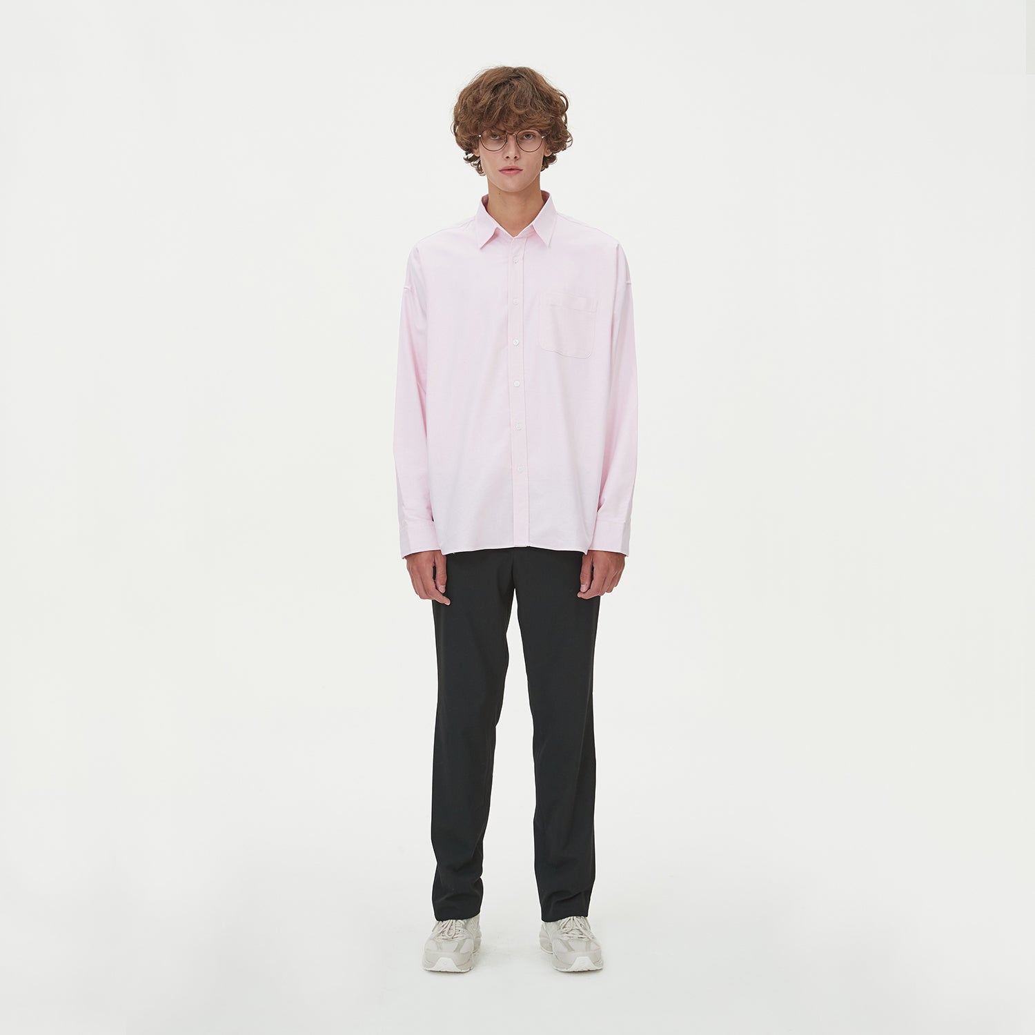 STANDARD OVER-FIT OXFORD SHIRTS_PINK