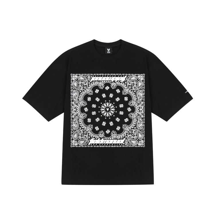 PAISLEY TEE black