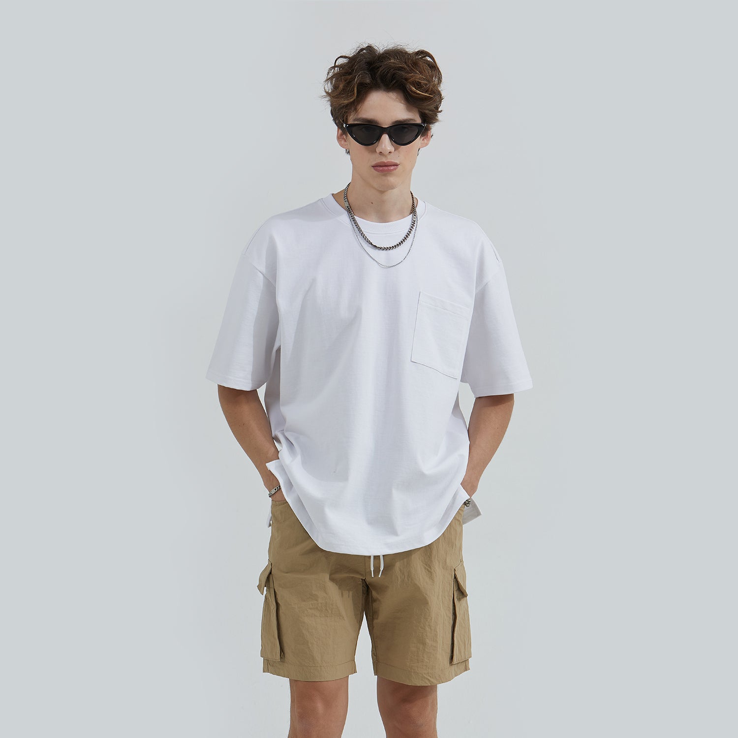 Daily Cargo Shorts (BEIGE)