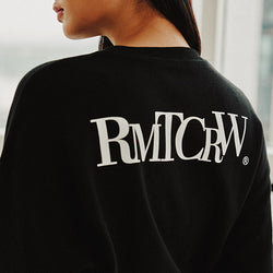 RECENT LOGO LONG SLEEVE_BLACK